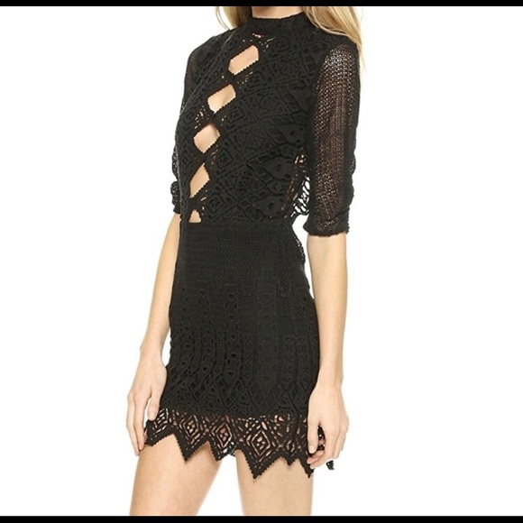 Jen’s Pirate Booty black cutout open back dress - Picture 2 of 7